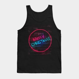 Merry Christmas NEON Tank Top